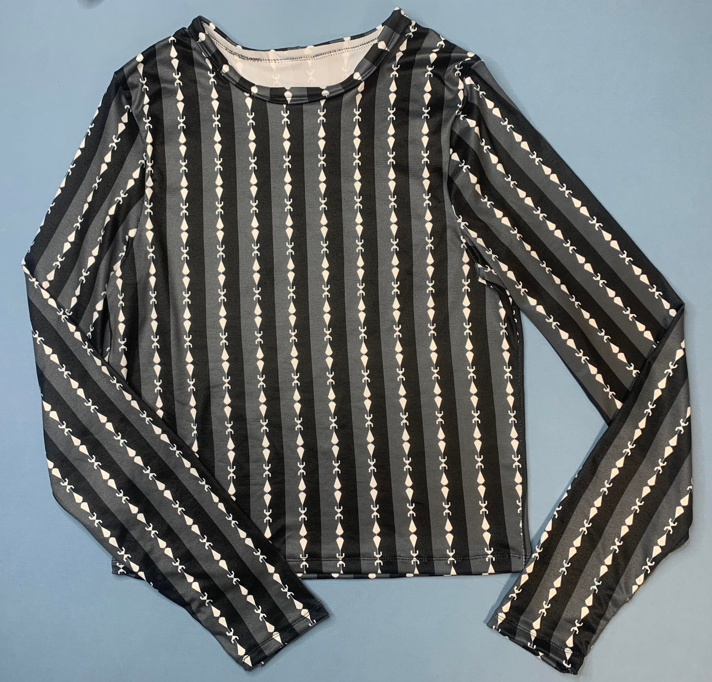 Long Sleeve Baby Crop Top 2X through 5X DBP