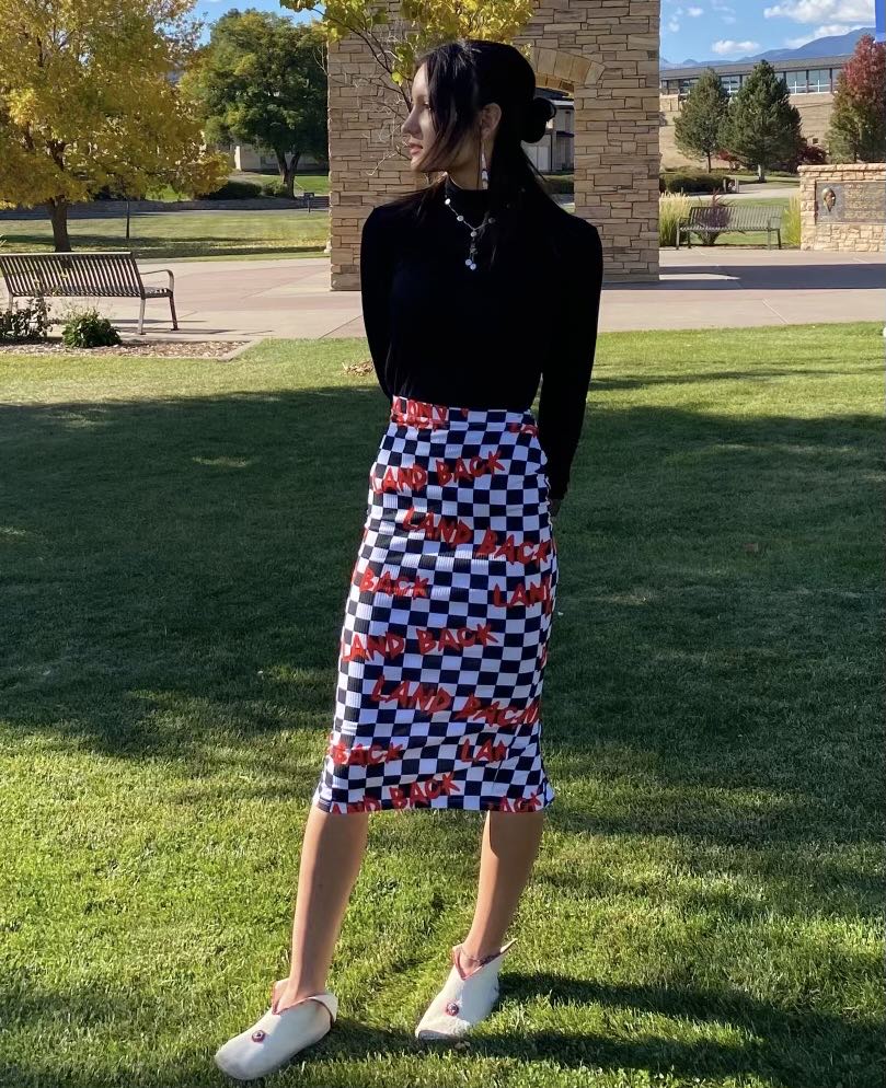 Mid-Calf, High-Waist Pencil Skirt DBP