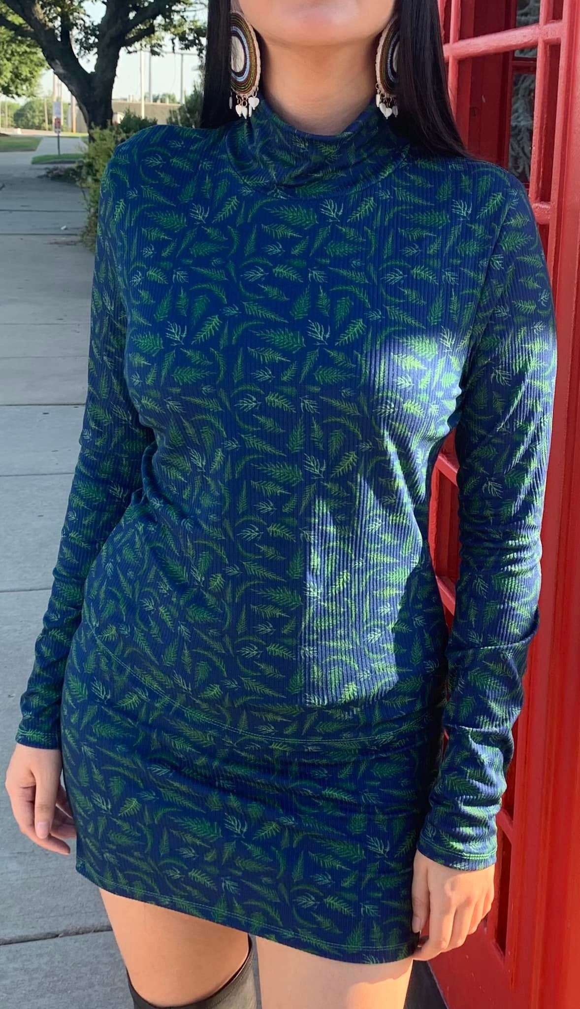 Rib Knit Turtle Neck