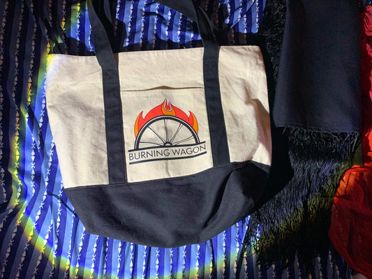 Burning Wagon Designs Logo Tote Bag